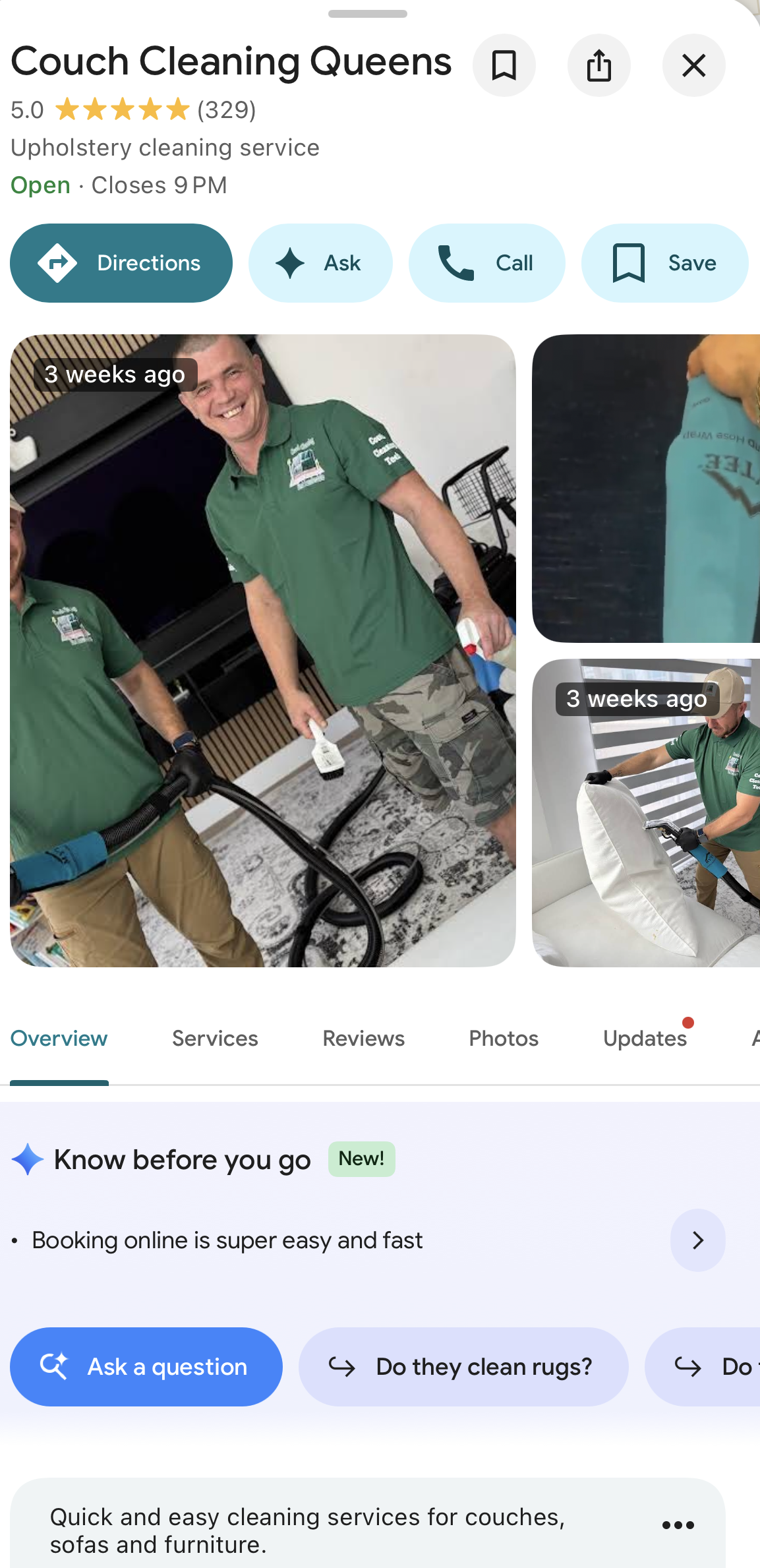 couch cleaning queens reviews